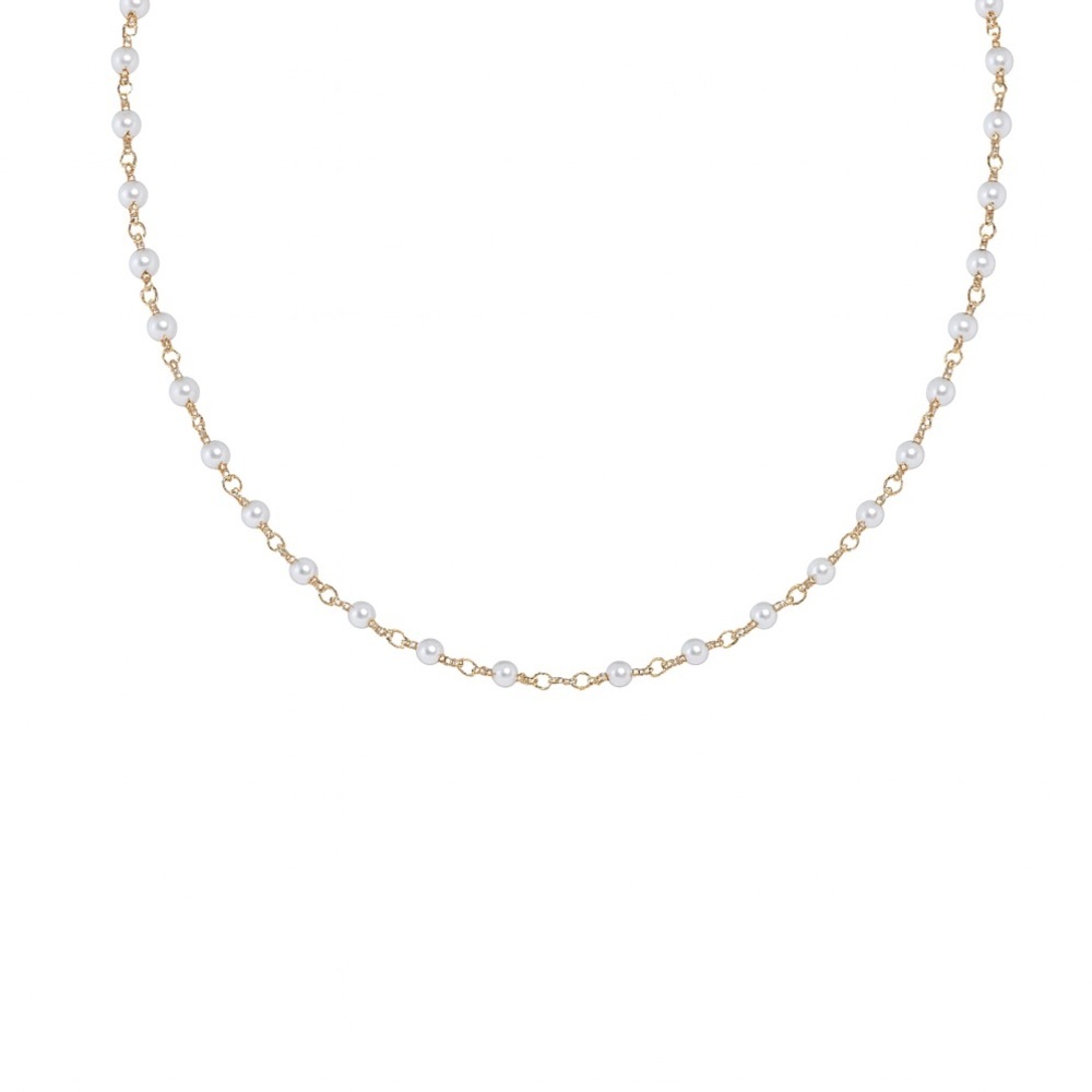 ⚜️ Elegant Pearl and Gold Necklace
